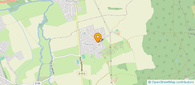 localisation de l'entreprise MADAME VALERIE THUILLIER  POURNOY-LA-CHETIVE