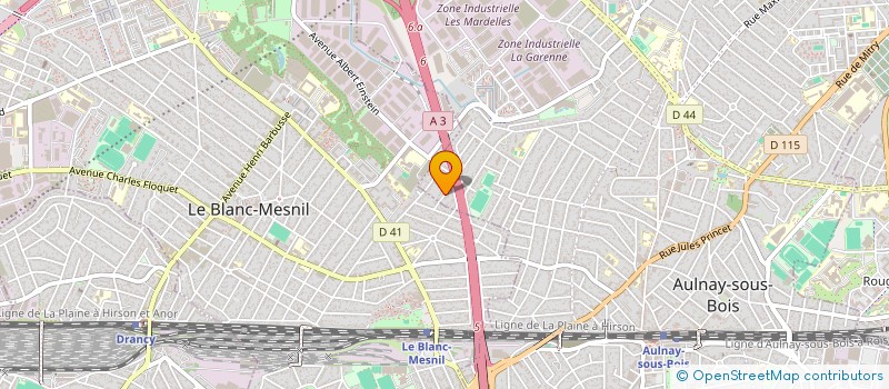 localisation de l'entreprise MADAME VALERIE TOBYS  AULNAY-SOUS-BOIS