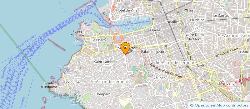 localisation de l'entreprise MADAME VALERIE TOCHE à MARSEILLE
