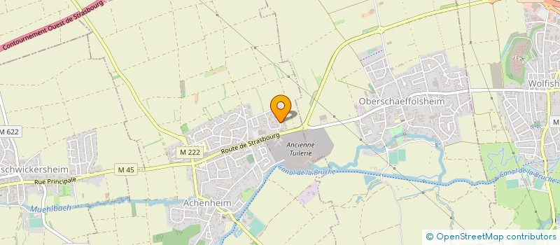 localisation de l'entreprise MADAME VALERIE TOEPP  ACHENHEIM