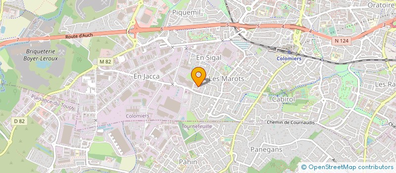 localisation de l'entreprise MADAME VALERIE TOFFOLON à COLOMIERS