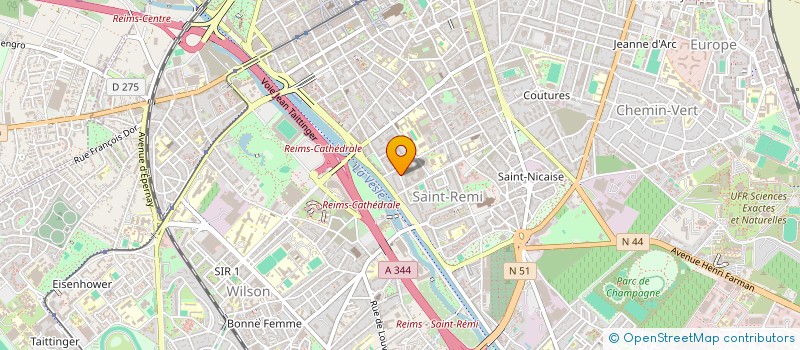 localisation de l'entreprise MADAME VALERIE TOMAINI  REIMS