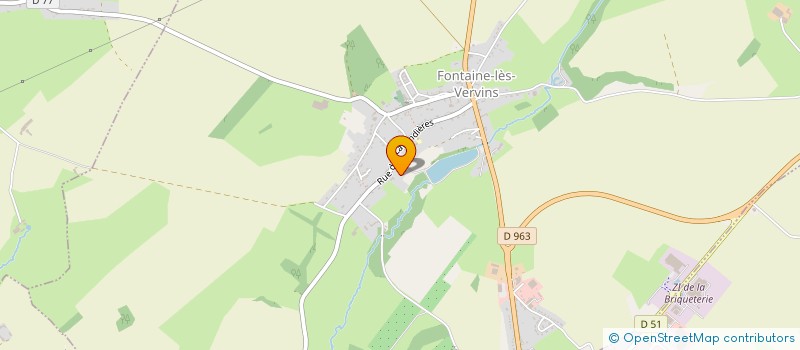 localisation de l'entreprise MADAME VALERIE TONELLO  FONTAINE-LES-VERVINS