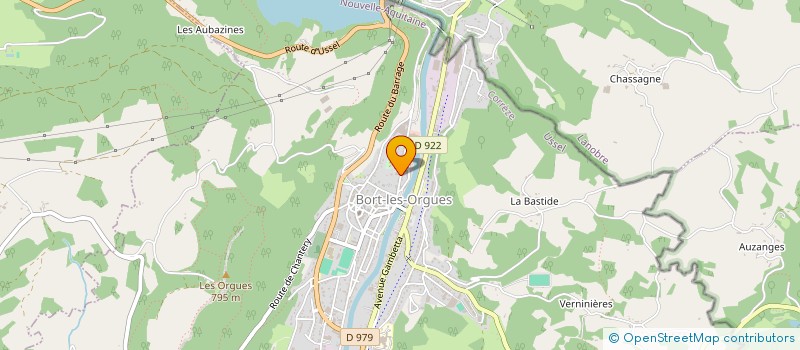 localisation de l'entreprise MADAME VALERIE TOPART à BORT-LES-ORGUES