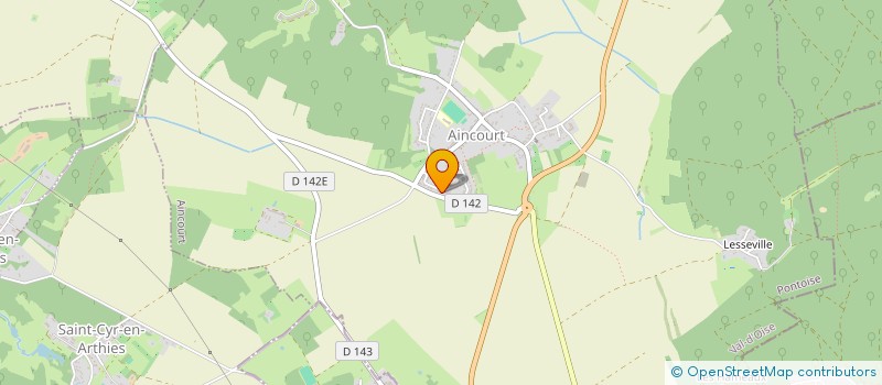 localisation de l'entreprise MADAME VALERIE TOPIN  AINCOURT