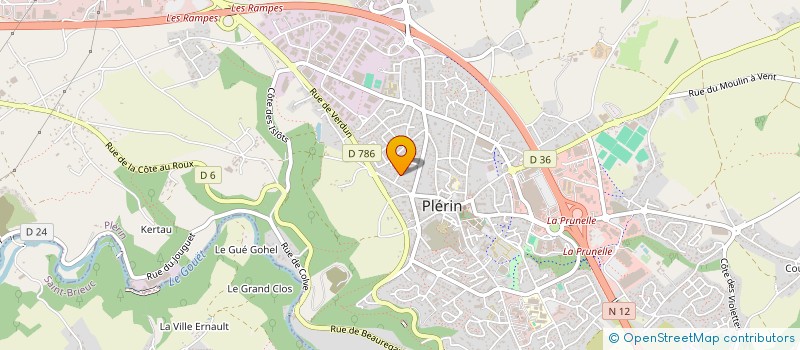 localisation de l'entreprise MADAME VALERIE TOQUE à SAINT-BRIEUC