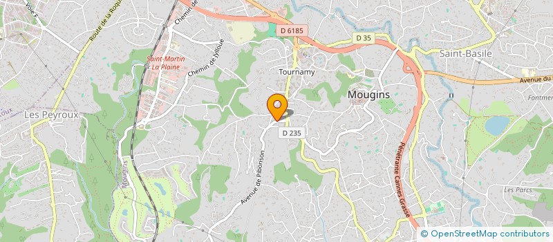 localisation de l'entreprise MADAME VALERIE TORTORICI à MOUGINS