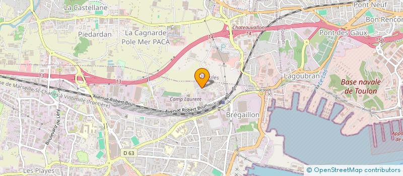 localisation de l'entreprise MADAME VALERIE TOUCAS  LA SEYNE-SUR-MER