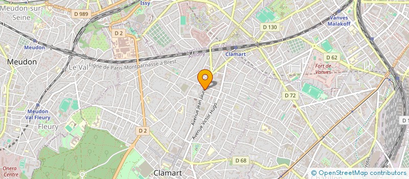 localisation de l'entreprise MADAME VALERIE TOURAINE à CLAMART