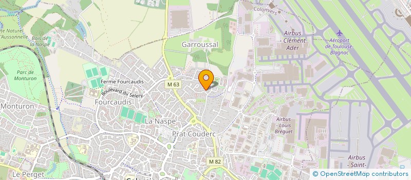 localisation de l'entreprise MADAME VALERIE TOURMENTE à COLOMIERS