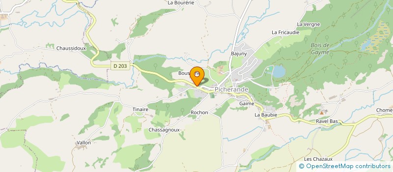 localisation de l'entreprise MADAME VALERIE TOURNADRE  PICHERANDE