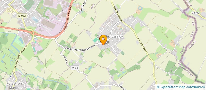 localisation de l'entreprise MADAME VALERIE TOURREL  SAILLY-LEZ-LANNOY