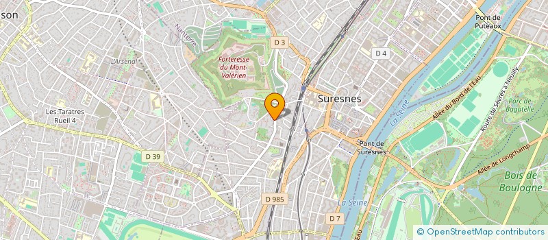 localisation de l'entreprise MADAME VALERIE TOUZET à SURESNES