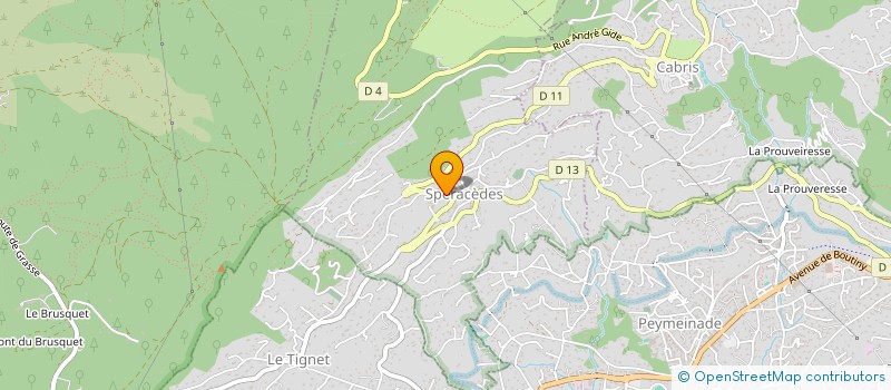 localisation de l'entreprise MADAME VALERIE TRABAUD  SPERACEDES