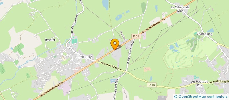 localisation de l'entreprise MADAME VALERIE TRAMBOUZE  LENTIGNY