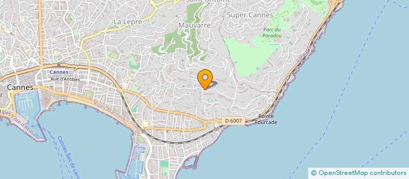 localisation de l'entreprise MADAME VALERIE TRASSAERT à CANNES