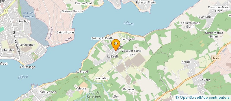 localisation de l'entreprise MADAME VALERIE TRAVERT à PLOUGASTEL-DAOULAS