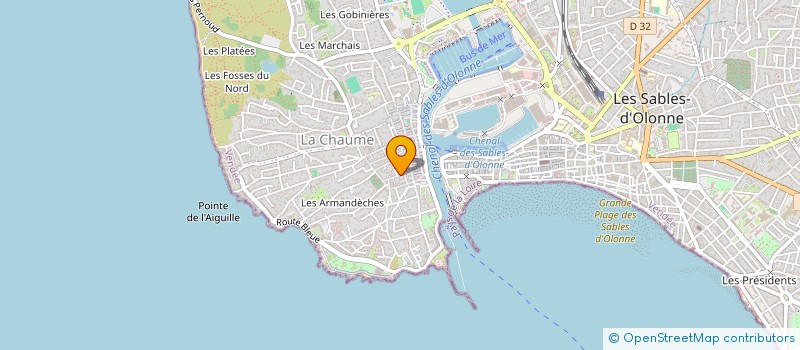 localisation de l'entreprise MADAME VALERIE TRAVERT à LES SABLES D'OLONNE