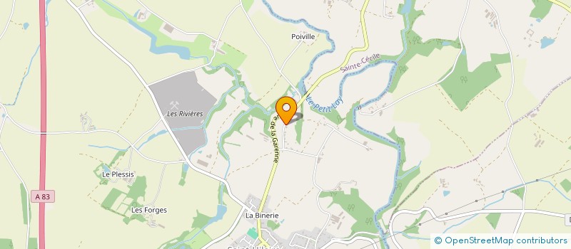 localisation de l'entreprise MADAME VALERIE TRICHET  SAINT-HILAIRE-LE-VOUHIS