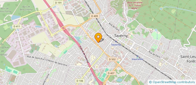 localisation de l'entreprise MADAME VALERIE TRINCKVEL  TAVERNY