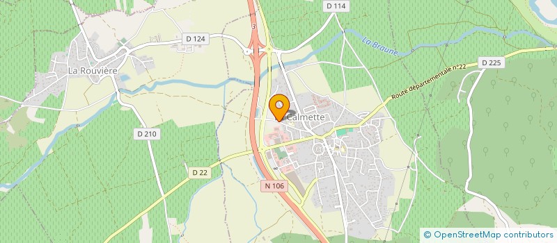 localisation de l'entreprise MADAME VALERIE TRINKLER  LA CALMETTE