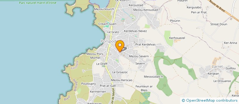 localisation de l'entreprise MADAME VALERIE TROALEN  PORSPODER