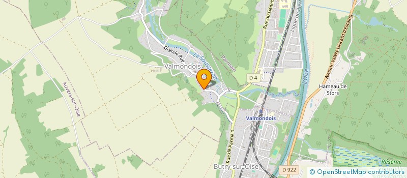 localisation de l'entreprise MADAME VALERIE TROLET  VALMONDOIS