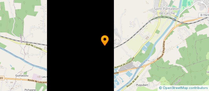 localisation de l'entreprise MADAME VALERIE TRONCHE  SAINT-PANTALEON-DE-LARCHE