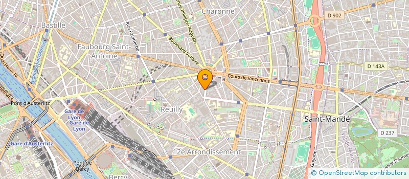 localisation de l'entreprise MADAME VALERIE TRORIAL  PARIS