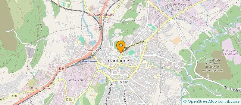 localisation de l'entreprise MADAME VALERIE TROUCHE à GARDANNE