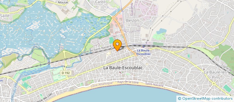 localisation de l'entreprise MADAME VALERIE TRUFFY à LA BAULE-ESCOUBLAC