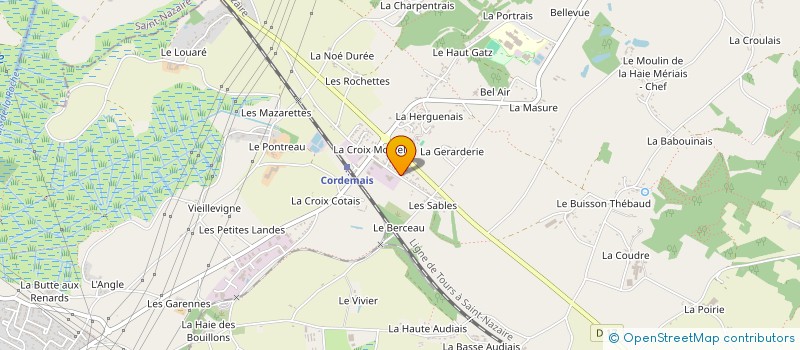 localisation de l'entreprise MADAME VALERIE TUDOT  CORDEMAIS