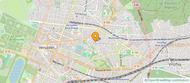 localisation de l'entreprise MADAME VALERIE TULASNE à VERSAILLES
