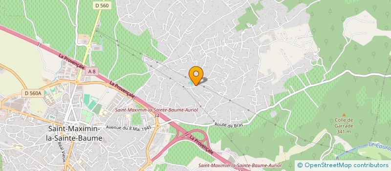 localisation de l'entreprise MADAME VALERIE URBAIN à SAINT-MAXIMIN-LA-SAINTE-BAUME