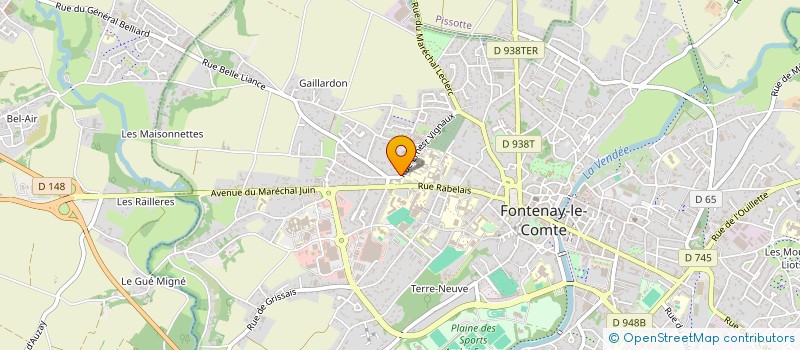localisation de l'entreprise MADAME VALERIE VABRE à FONTENAY-LE-COMTE