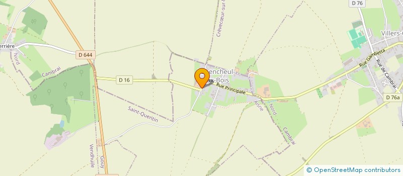 localisation de l'entreprise MADAME VALERIE VAGINET  AUBENCHEUL-AUX-BOIS