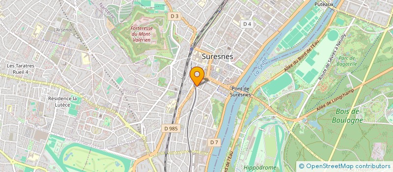 localisation de l'entreprise MADAME VALERIE VAILLANT à SURESNES