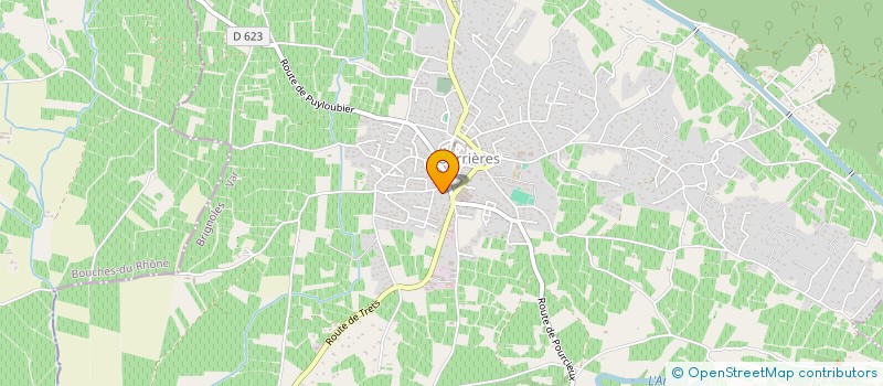 localisation de l'entreprise MADAME VALERIE VAILLANT  POURRIERES