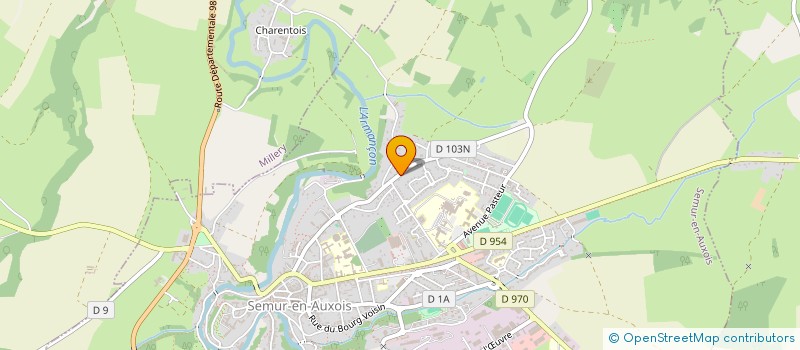 localisation de l'entreprise MADAME VALERIE VAISSE  SEMUR-EN-AUXOIS