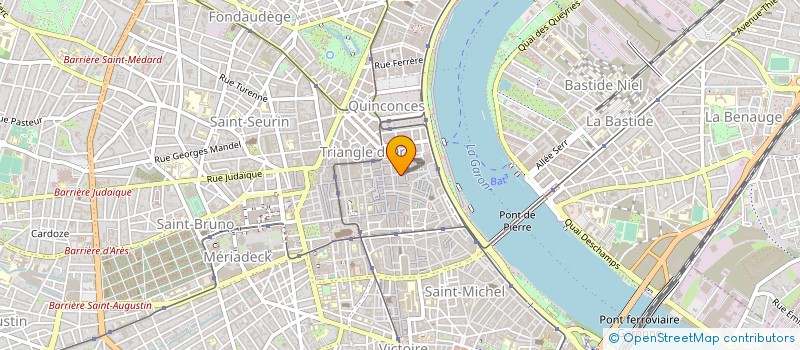 localisation de l'entreprise MADAME VALERIE VALAGER à BORDEAUX