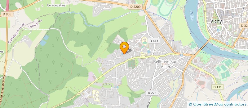 localisation de l'entreprise MADAME VALERIE VALAUD à BELLERIVE-SUR-ALLIER