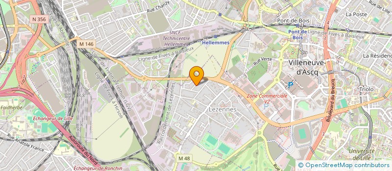 localisation de l'entreprise MADAME VALERIE VALIN à LEZENNES