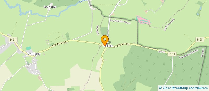 localisation de l'entreprise MADAME VALERIE VALLERAND  ANY-MARTIN-RIEUX