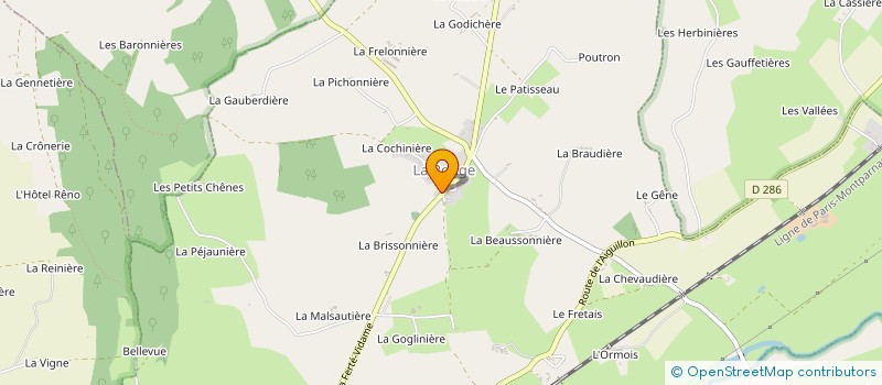 localisation de l'entreprise MADAME VALERIE VALLET à VAL-AU-PERCHE