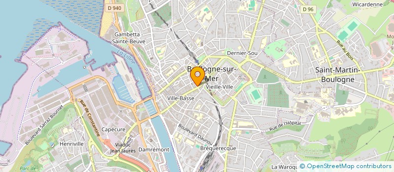 localisation de l'entreprise MADAME VALERIE VAMPOUILLE  BOULOGNE-SUR-MER