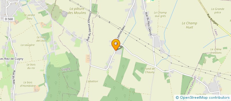 localisation de l'entreprise MADAME VALERIE VANDAMME à FLAVY-LE-MARTEL