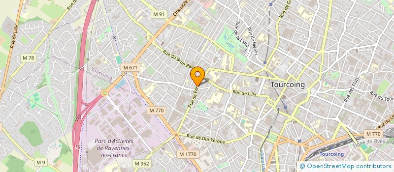 localisation de l'entreprise MADAME VALERIE VANDENDAELE à TOURCOING