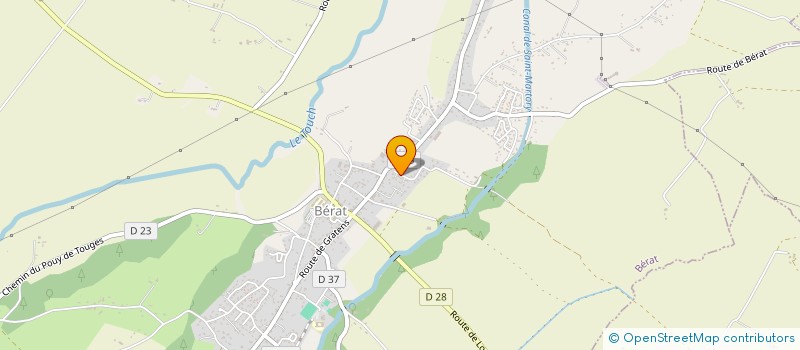 localisation de l'entreprise MADAME VALERIE VANDON  BERAT