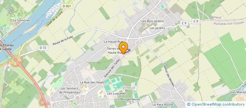 localisation de l'entreprise MADAME VALERIE VANHOVE à VINEUIL