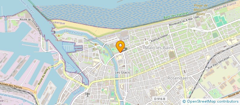 localisation de l'entreprise MADAME VALERIE VANNOUQUE à DUNKERQUE